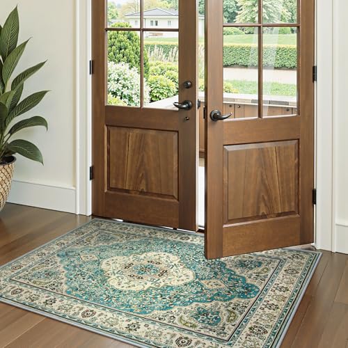 Felice Floral Medallion Area Rug (15 Sq Ft)