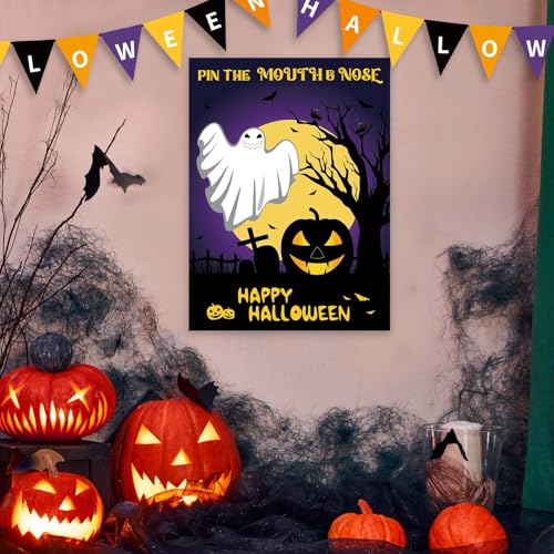 Halloween Party Games Pin The Mouth on Ghost