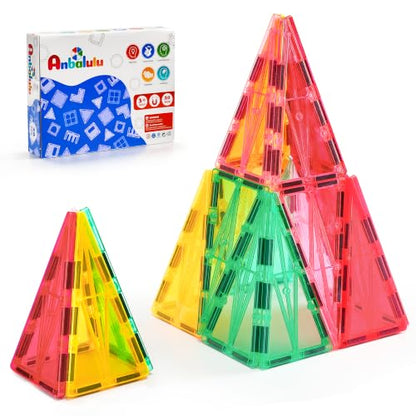 20 PCS Magnetic Right Triangles Expansion Pack