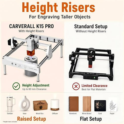 Laser Engraver 12W Laser Engraving Machine for Wood Metal Acrylic Glass Stone