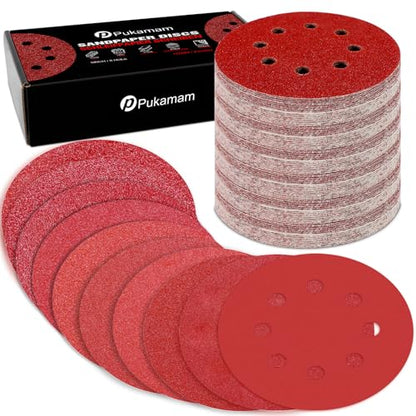 100 Pcs 5 inch Sanding Discs 60 (100 Count)