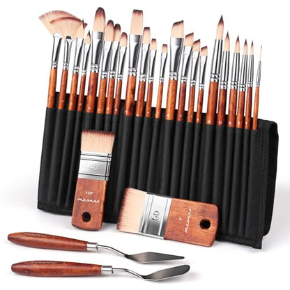 26pcs Paint Brush Set (26 Count)