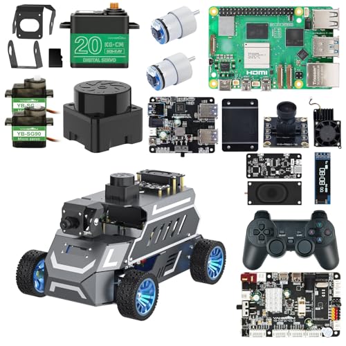ROS2 Robot Car with Ackerman Steering Chassis