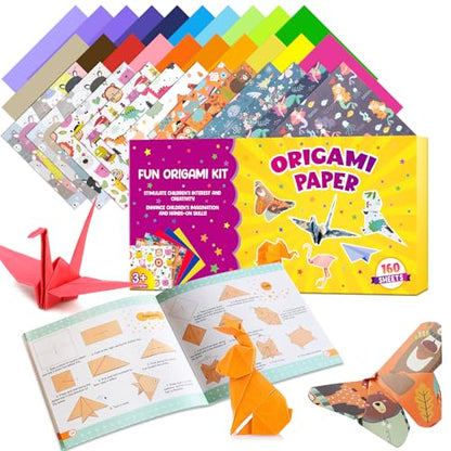 160 Pcs Origami Paper Kit (160 Count)