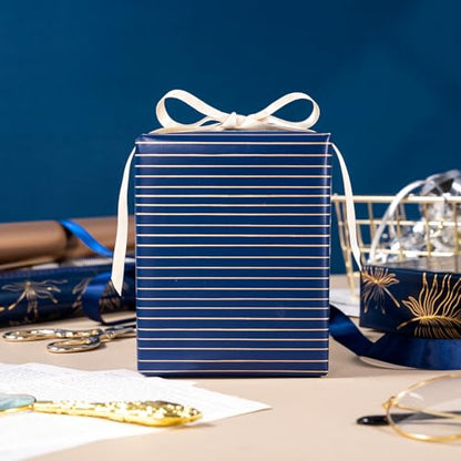 30 Inch Navy Wrapping Paper (100 Sq Ft)