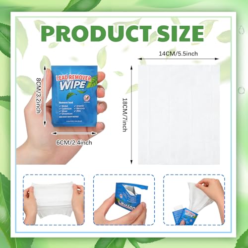 100 Pack Lead Remover Wipes for Shooting Hand Surface (100 Count)