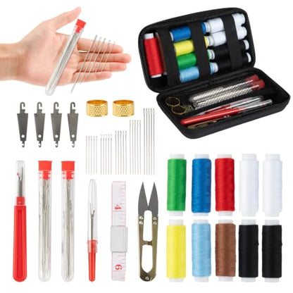 72 Pcs Big Eye Sewing Needles Kit (68 Count)