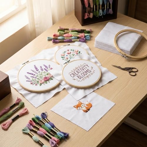 Embroidery Fabric Squares Cotton (10 Count)