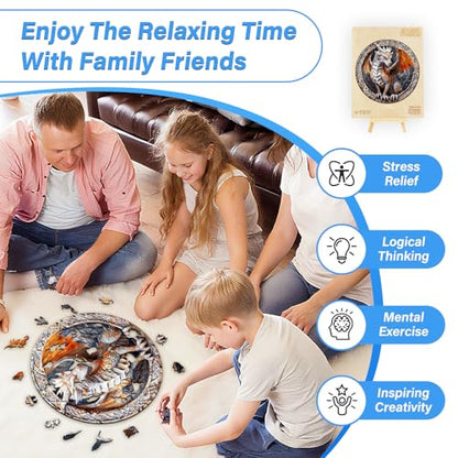 Wooden Puzzles for Adults (300 Count)