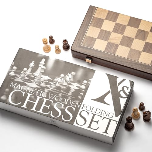 15" Magnetic Wooden Chess Set