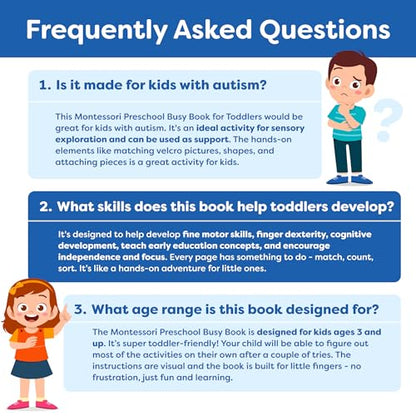 Montessori Busy Book for Toddlers 3