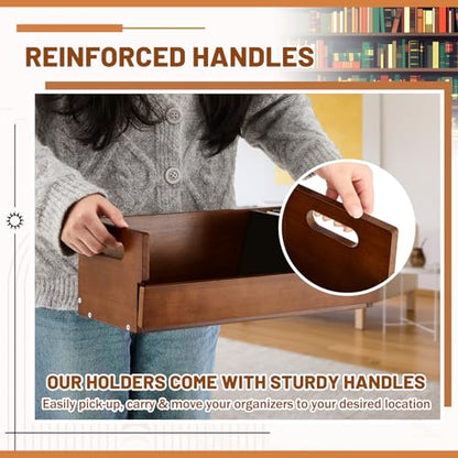 1 Set Wooden CD Storage Box