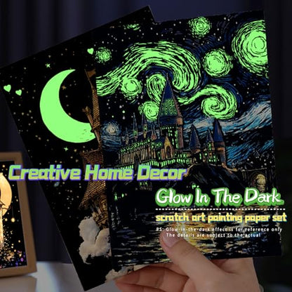 Glow in The Dark Scratch Art for Adults