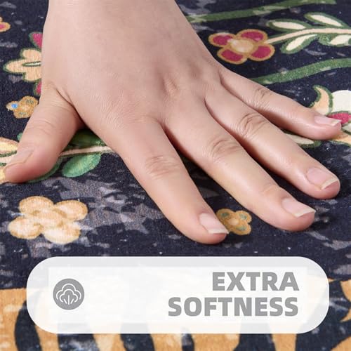 Oriental Tropical Entryway Rugs Washable (6 Sq Ft)