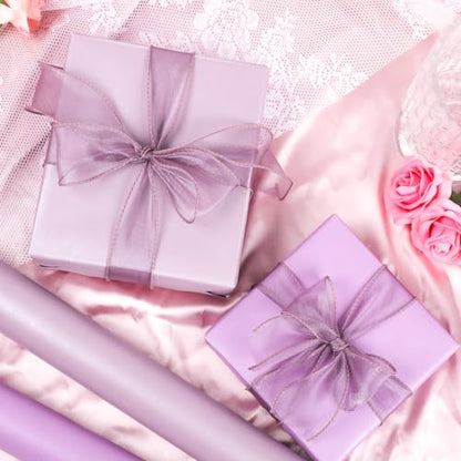 Light Purple Matte Wrapping Paper (46.58 Sq Ft)