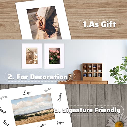 10 Pack Acid Free White Picture Frame Mats