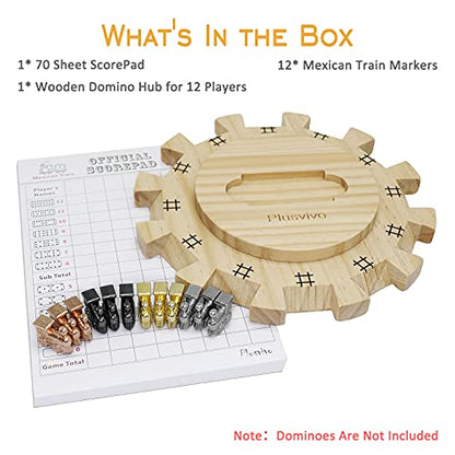 Mexican Train Dominoes Accessories Set