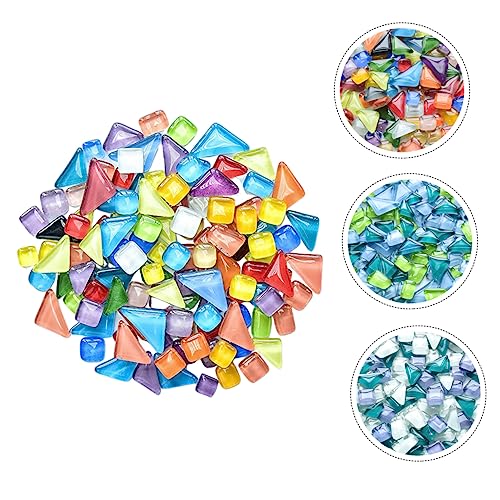 DIY Mosaic Supplies Crystal Glass for Home Decor Easy to Apply Frames Tables and Stepping Stones for Creative Projects