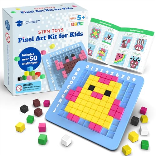 STEM Toys Pixel Art Kit for Kids