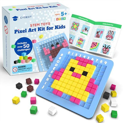 STEM Toys Pixel Art Kit for Kids