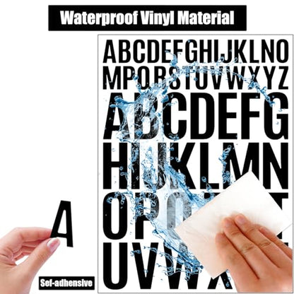Letter Stickers 1560 Pieces 30 Sheets Stick on Vinyl Letters Capital Alphabet Sticker Letter for Craft Bulletin Boards Classroom Home Business Decor (1560 Count)