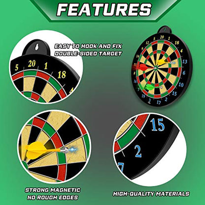 Dart Board 12pcs Magnetic Darts