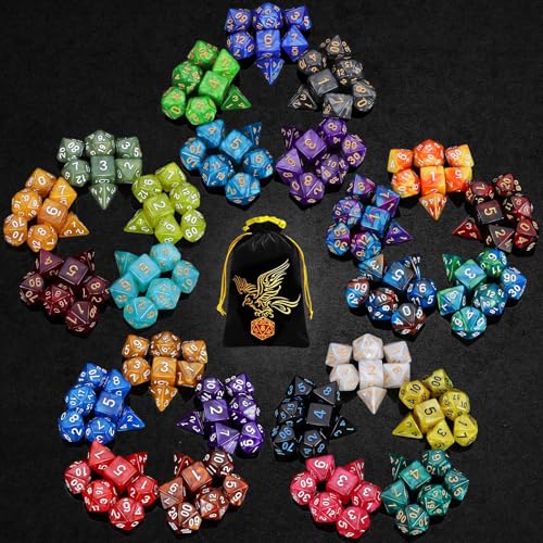 25 Sets Polyhedral Dice (175 Count)