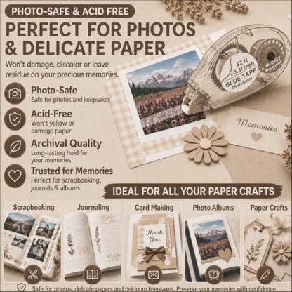 Double Sided Tape Roller (8 Count)