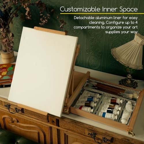 Portable Tabletop Easel for Painting