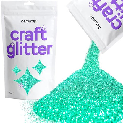 Craft Glitter Turquoise Blue 100g Fine Glitter (3.5274 Ounce)