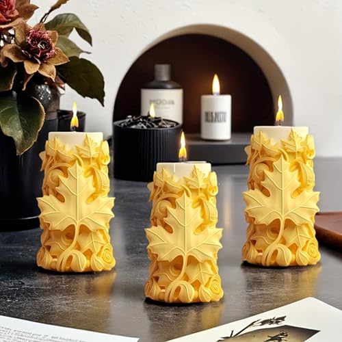 Maple Leaf Candle Molds
