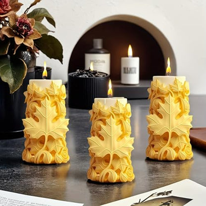 Maple Leaf Candle Molds