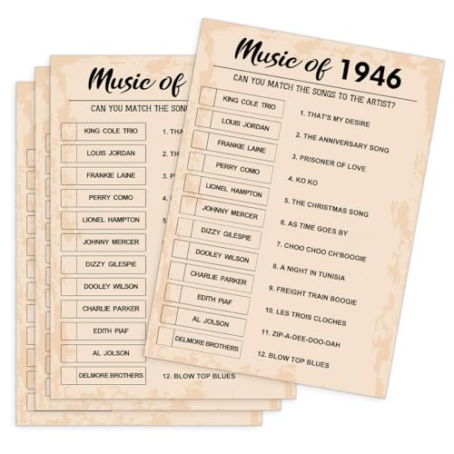 80th Birthday Party Games (31 Count)