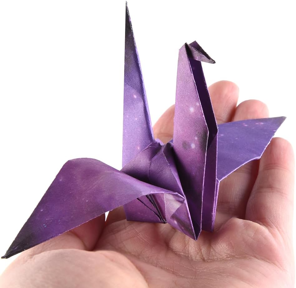 Origami Paper Kit 50 Sheets 70GSM 6 Inch Square Double Sided Color 50 Vivid Japanese Washi Chiyo Colors for Hand Crafts Origami Paper Arts Creativity.Galaxy - Crafty Corner