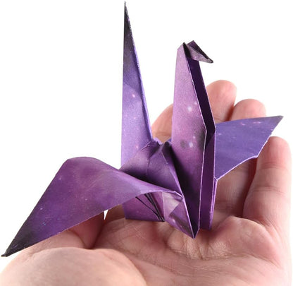 Origami Paper Kit 50 Sheets 70GSM 6 Inch Square Double Sided Color 50 Vivid Japanese Washi Chiyo Colors for Hand Crafts Origami Paper Arts Creativity.Galaxy - Crafty Corner