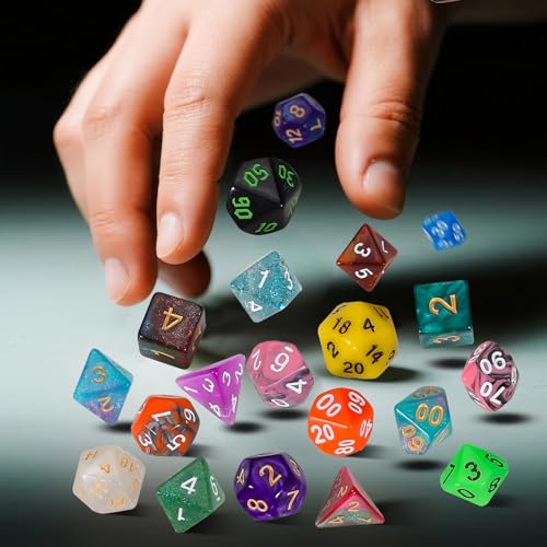 30 Sets Polyhedral Dice (210 Count)