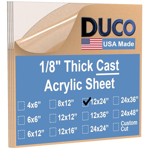 Duco Clear Cast Acrylic Sheets 1