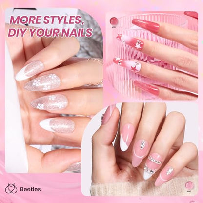 Beetles Nude Pink Gel Nail Polish Set