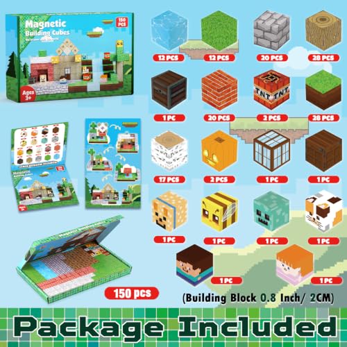 Magnetic Blocks (150 Count)