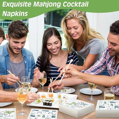 200 Pcs Tee Time Golf Cocktail Napkins Disposable 2 (200 Count)