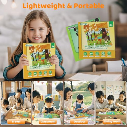 Magnetic Puzzle for Toddlers 3 (120 Count)