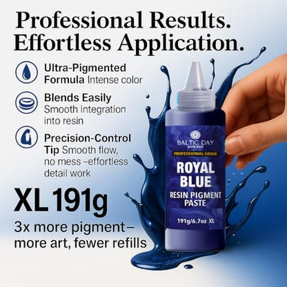 Royal Blue Epoxy Resin Pigment Paste 6.7oz
