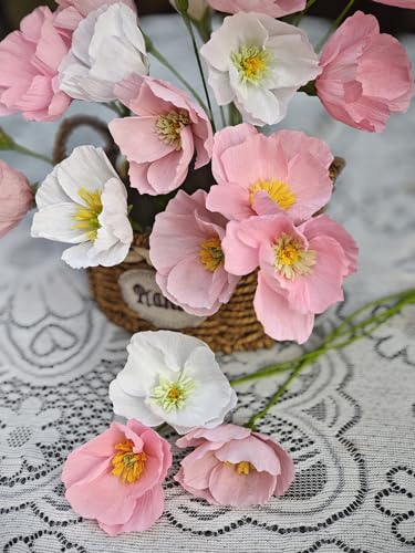 Crepe Paper Flower DIY Making Kit (24 Count)