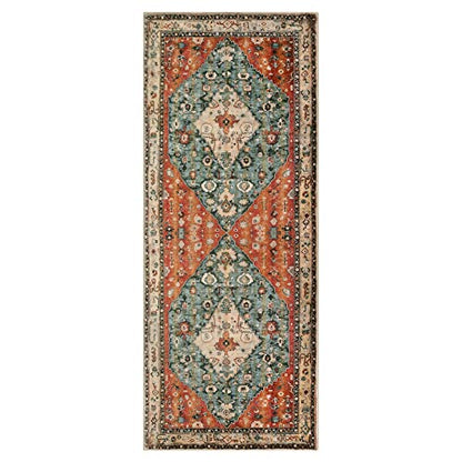 Felice Boho Tribal 2x6 Washable Runners for Hallways Non Slip (12 Sq Ft)
