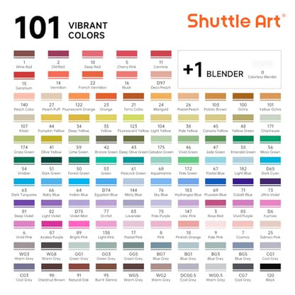 101 Colors Alcohol Markers (101 Count)