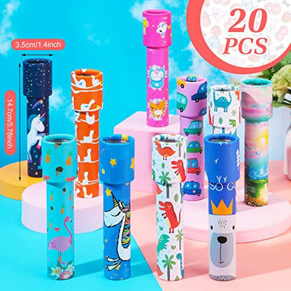 20 Pcs Classic Kaleidoscopes Educational Toys for Party Favors Fun Kaleidoscope Toy for Stock Stuffers Bag Fillers Birthday Party School Classroom Prizes (20 Count)