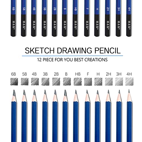 12 PCS Pencil Drawing Kit