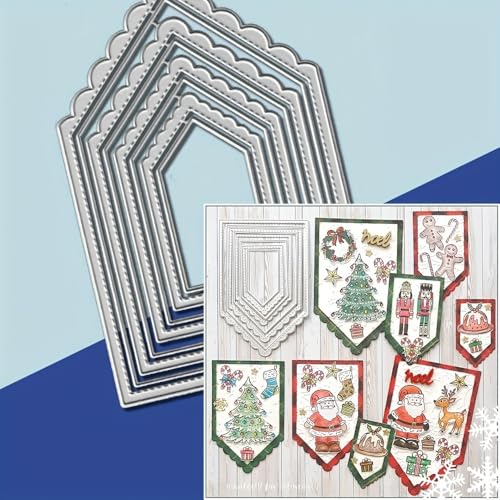 Geometric Cutting Die for Scrapbooking