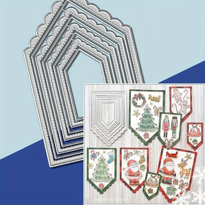 Geometric Cutting Die for Scrapbooking