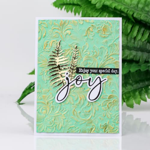 3D Flowers Theme Plastic Embossing Folders Phoenix for DIY Scrapbooking Photo Album Card Paper Craft Decoration for Card Making